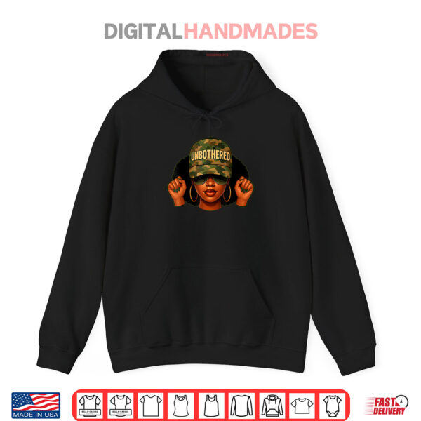 Hoodie Black Girl Cap Hat Camo Juneteenth Black Queen Shirt