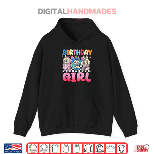 Hoodie Groovy Happy Birthday Girls Kids Teens Labubu Bday Shirt