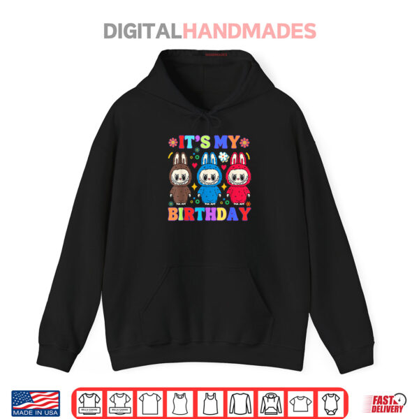 Hoodie Funny Labubu Birthday Shirt