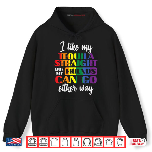 Hoodie Gay Pride Month Straight Friend LGBTQ Ally Rainbow Shirt