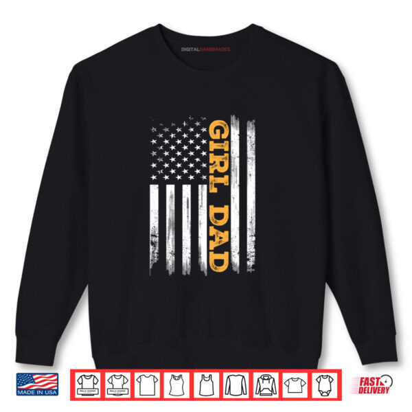 Sweatshirt Dad Daughter Dad Of Girls Outnumbered Fathers Day Shirt