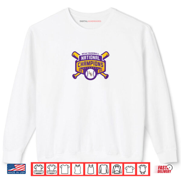 Sweatshirt LSU Baseball 2025 National Champions Logo Shirt digitalhandmades