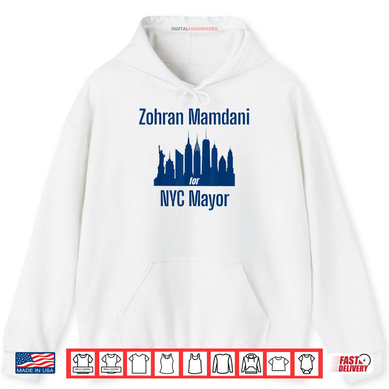 Zohran Mamdani for NYC Mayor TShirt 2 Hoodie Zohran Mamdani for NYC Mayor TShirt digitalhandmades