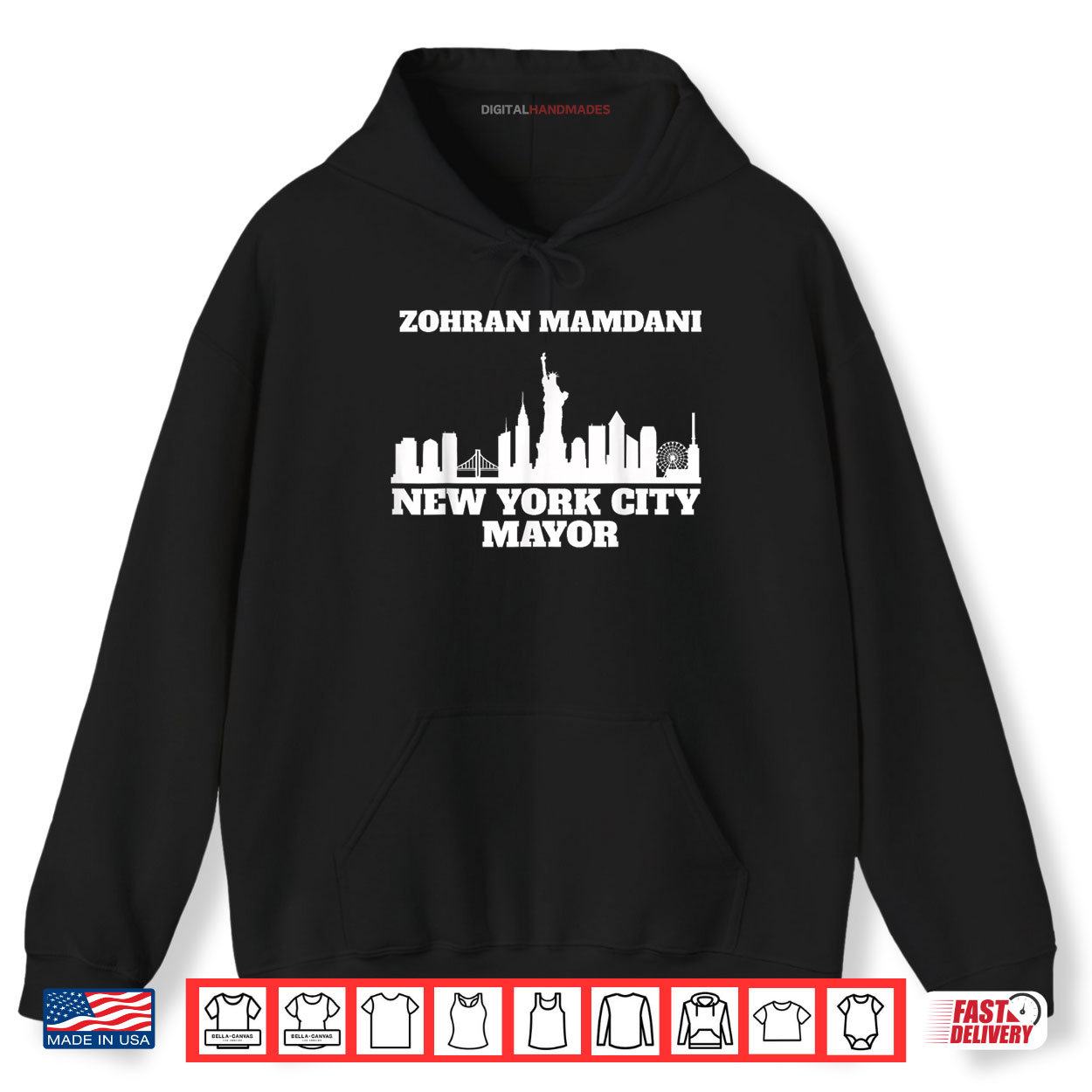 Zohran Mamdani For NYC Mayor Shirt 2 Hoodie Zohran Mamdani For NYC Mayor Shirt digitalhandmades