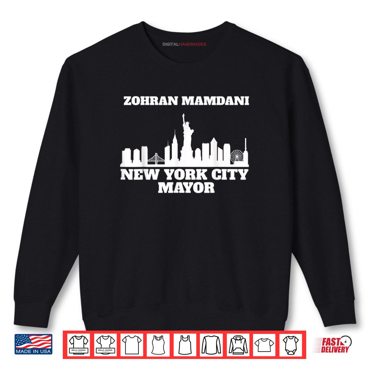Zohran Mamdani For NYC Mayor Shirt 1 Sweatshirt Zohran Mamdani For NYC Mayor Shirt digitalhandmades
