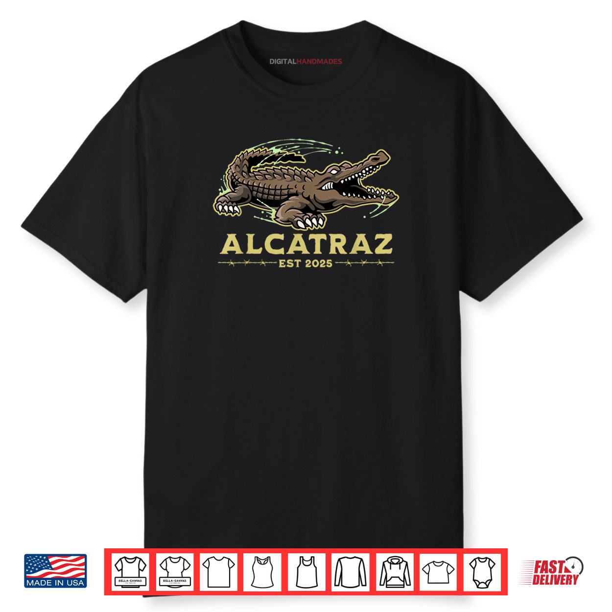 Official Alligator Alcatraz Florida Everglades Prison Shirt