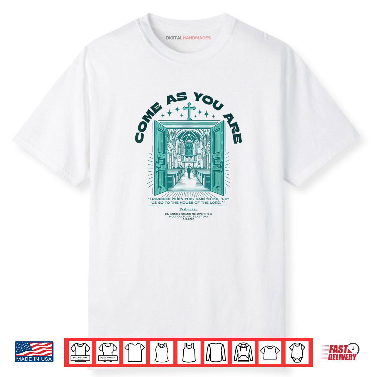 Church Welcome Psalm1221 OpenDoors Light Shirt Church Welcome Psalm1221 OpenDoors Light Shirt