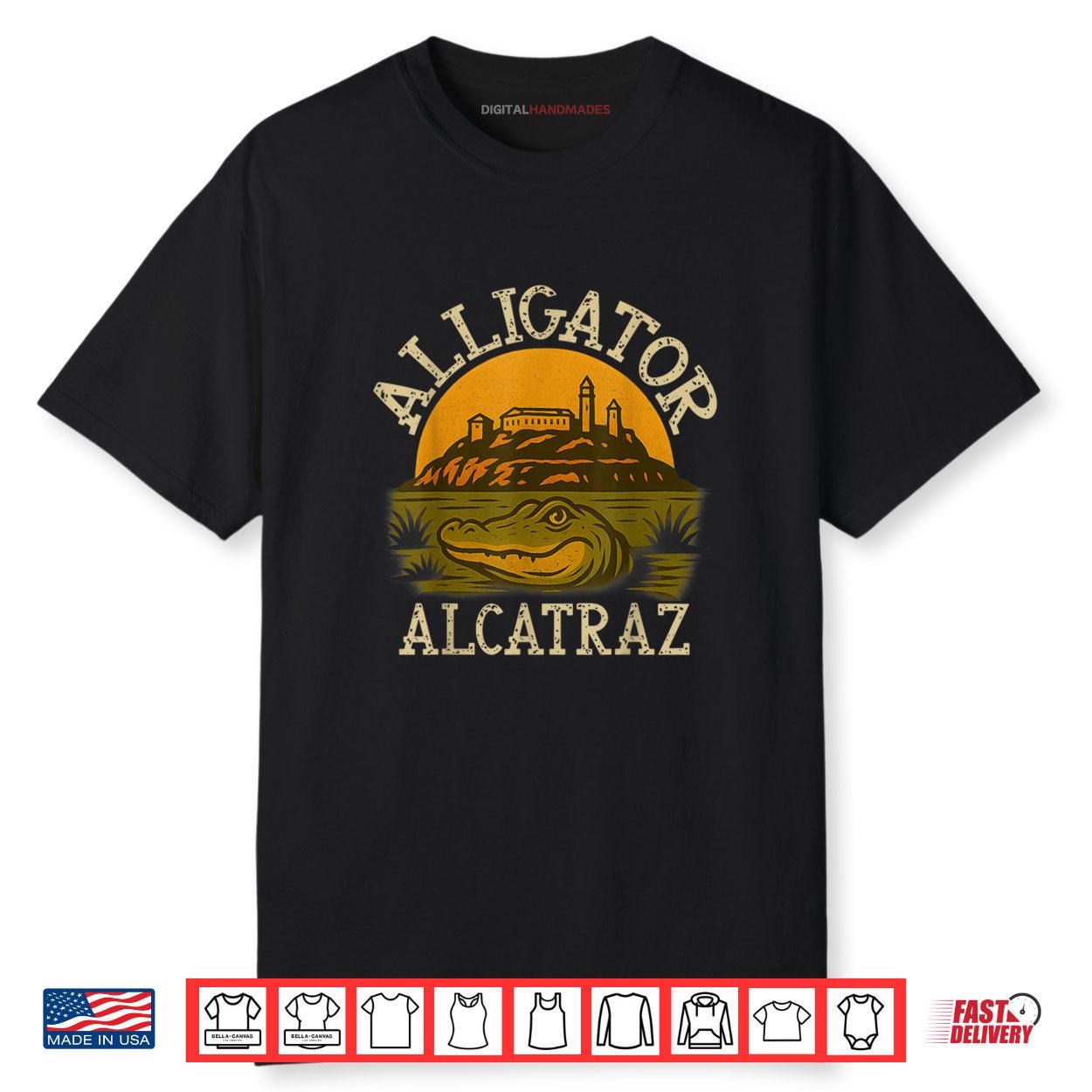 Alligator Alcatraz Florida Funny Shirt