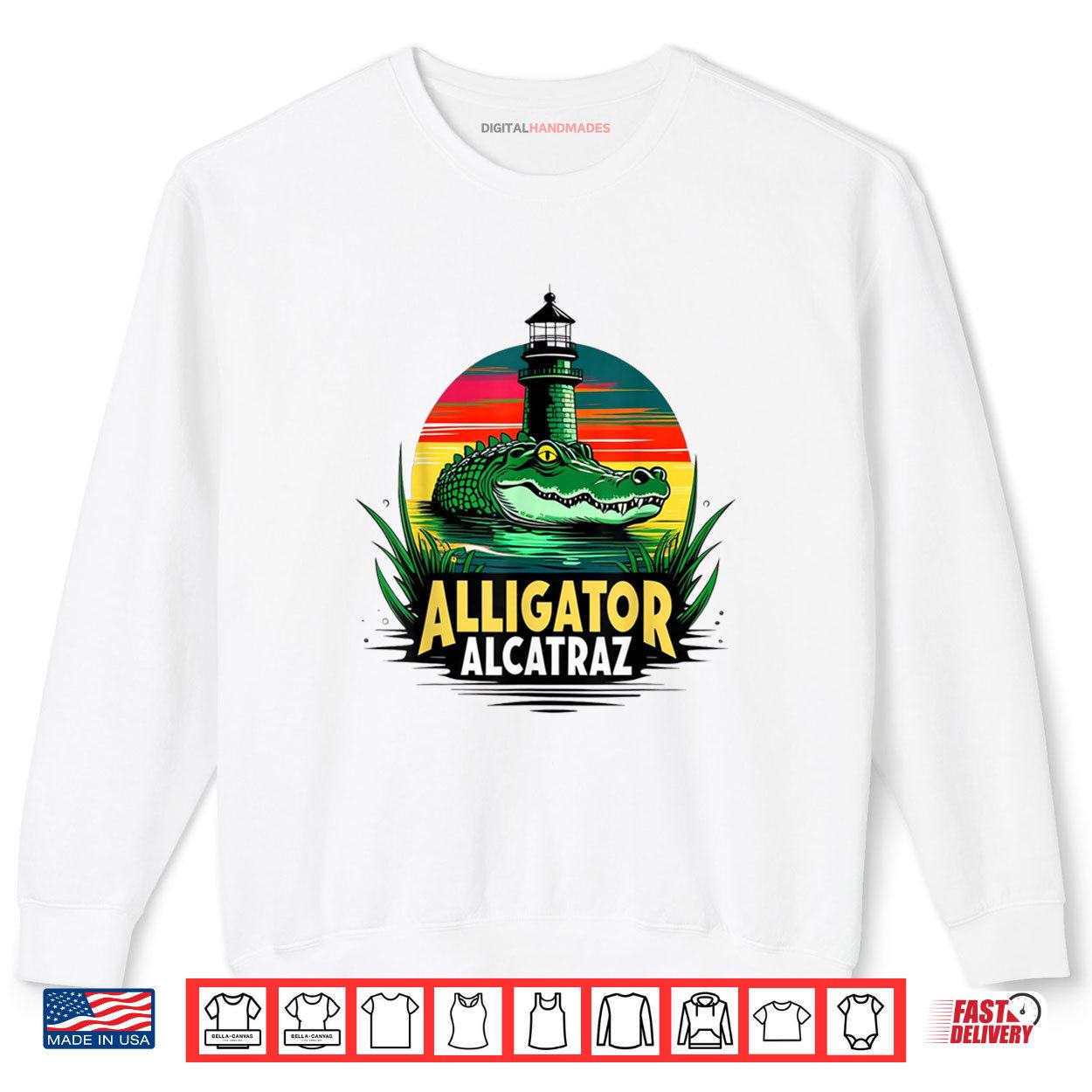Alligator Alcatraz Retro Alcatraz Island Alligator Shirt 1 Sweatshirt Alligator Alcatraz Retro Alcatraz Island Alligator Shirt digitalhandmades