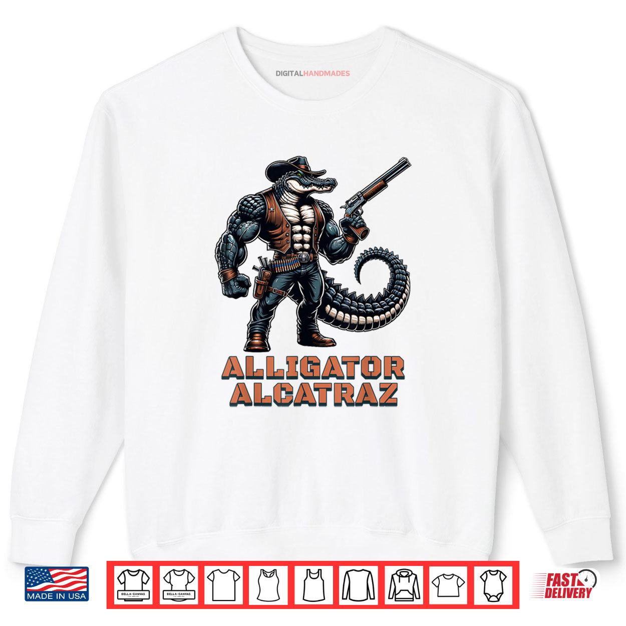 Funny Alligator Alcatraz Florida Everglades Prison Shirt 1 Sweatshirt Funny Alligator Alcatraz Florida Everglades Prison Shirt digitalhandmades