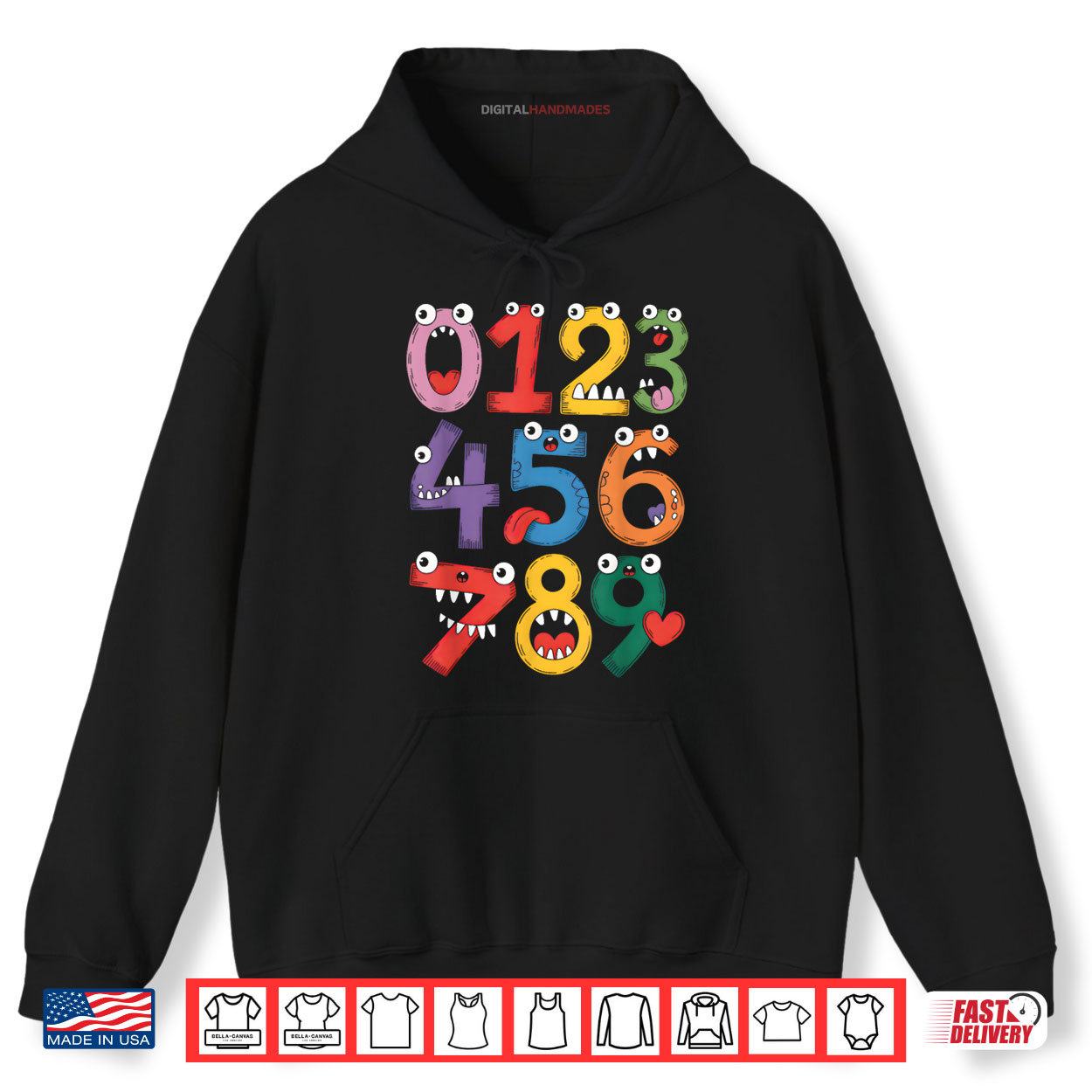 Funny Numbers Day Maths Back To School Teacher Kids Number Shirt 2 Hoodie Funny Numbers Day Maths Back To School Teacher Kids Number Shirt digitalhandmades