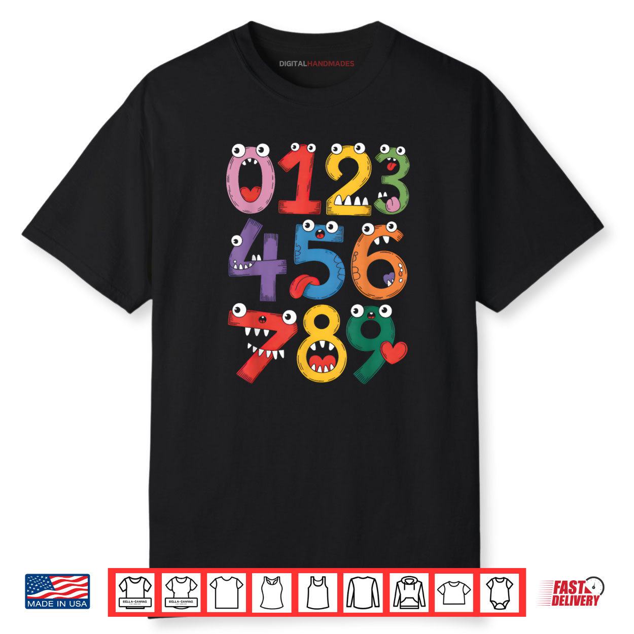 Funny Numbers Day Maths Back To School Teacher Kids Number Shirt Funny Numbers Day Maths Back To School Teacher Kids Number Shirt