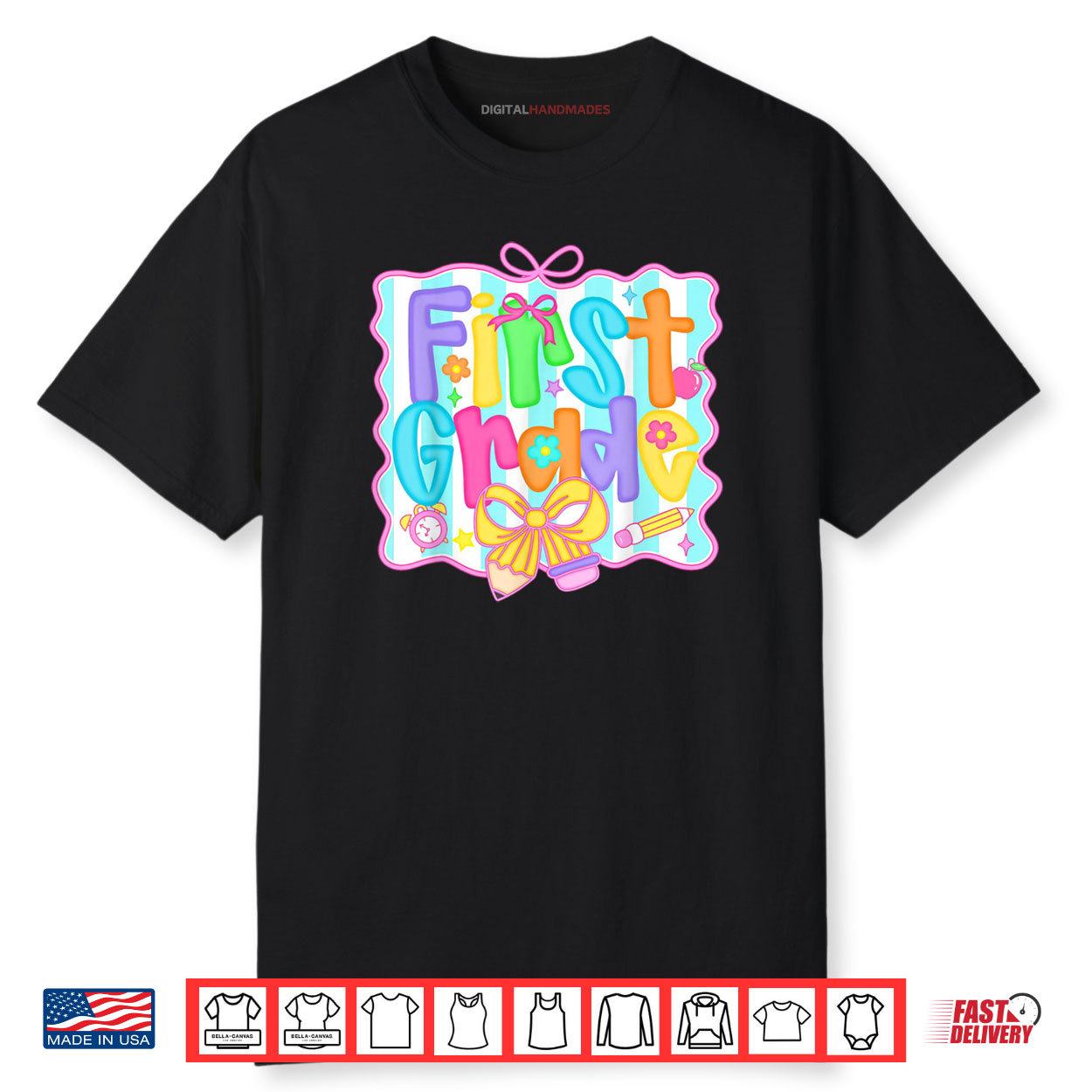 First Grade First Day Of School 1st Grade Teacher Girls Shirt First Grade First Day Of School 1st Grade Teacher Girls Shirt