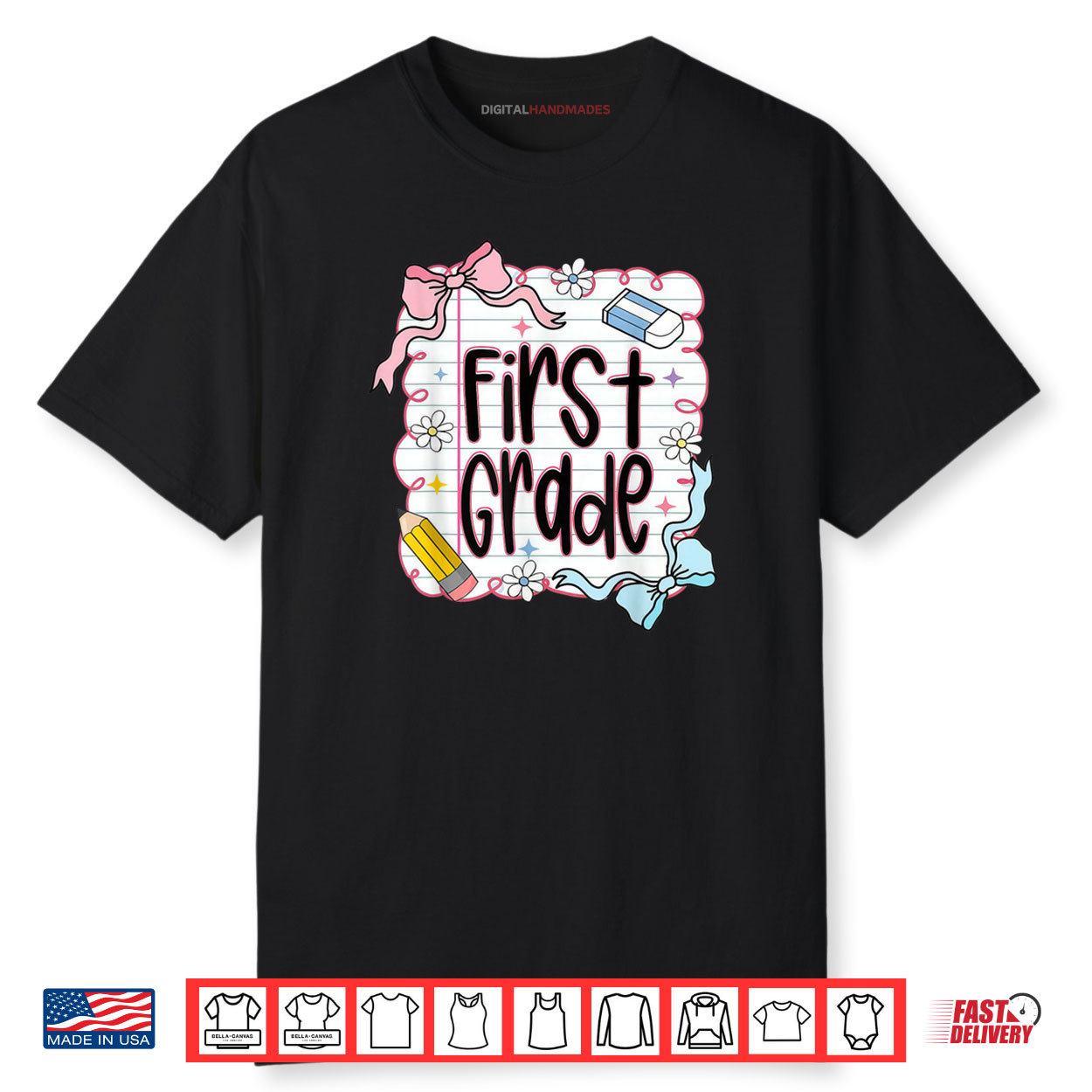 First Grade Back To School 1st Grade Teacher Student Shirt First Grade Back To School 1st Grade Teacher Student Shirt