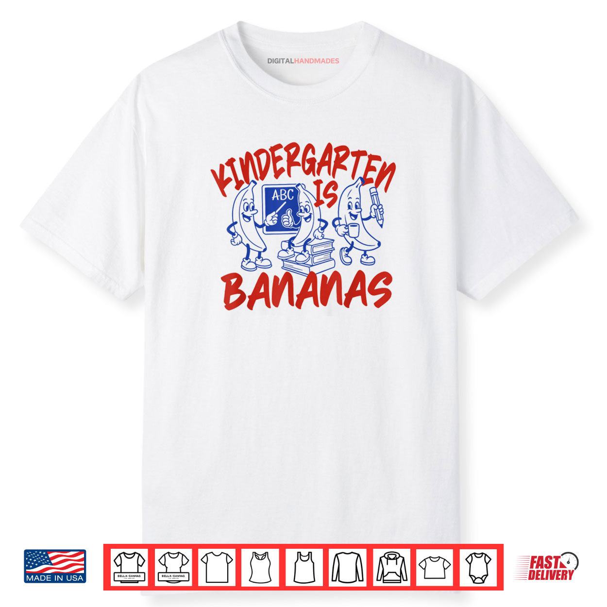 Kindergarten Is Bananas Teacher Back To School Shirt Kindergarten Is Bananas Teacher Back To School Shirt