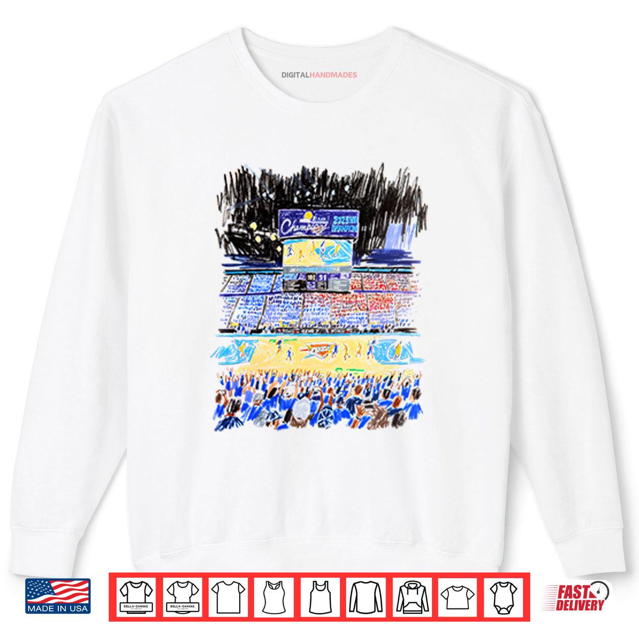 Oklahoma City Thunder Indiana Pacers Stadium Art Shirt 1 White Sweatshirt Oklahoma City Thunder Indiana Pacers Stadium Art Shirt digitalhandmades