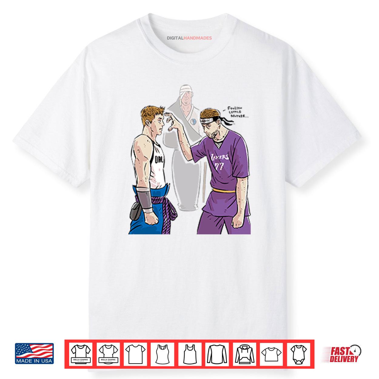 Cooper Flagg x Luka Doncic Sasuke Itachi Naruto Parody Shirt