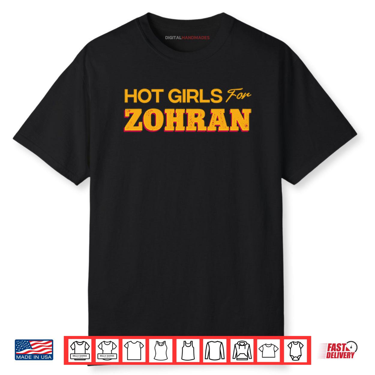 Hot Girls Vote For Zohran Shirt Hot Girls Vote For Zohran Shirt