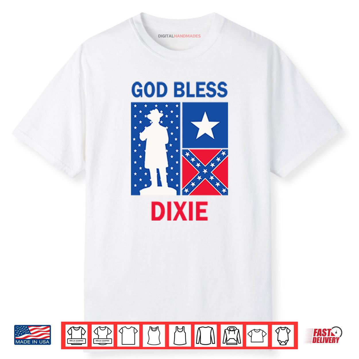 God Bless Dixie The Southern Soldier Shirt God Bless Dixie The Southern Soldier Shirt