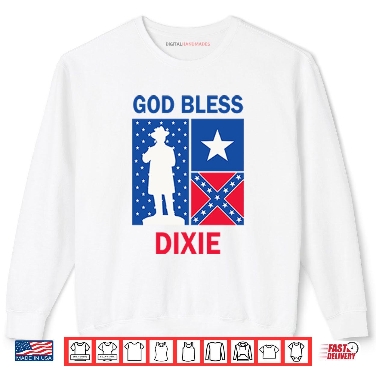 God Bless Dixie The Southern Soldier Shirt 1 Sweatshirt God Bless Dixie The Southern Soldier Shirt digitalhandmades