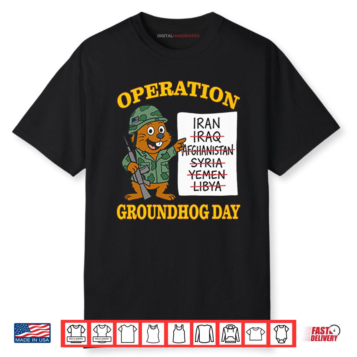 Operation Groundhog Day War Satire Shirt