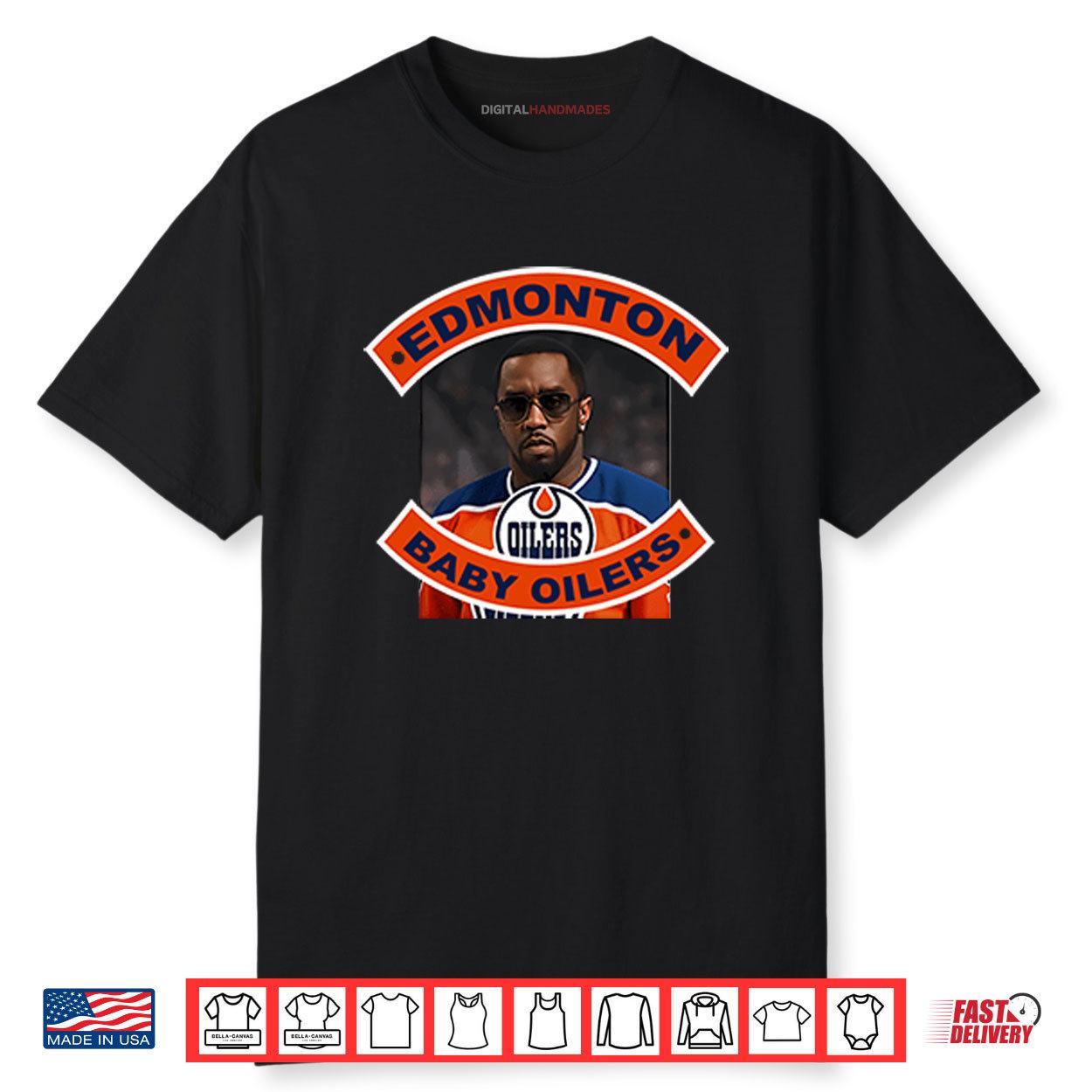 Edmonton Baby Oilers Diddy Shirt