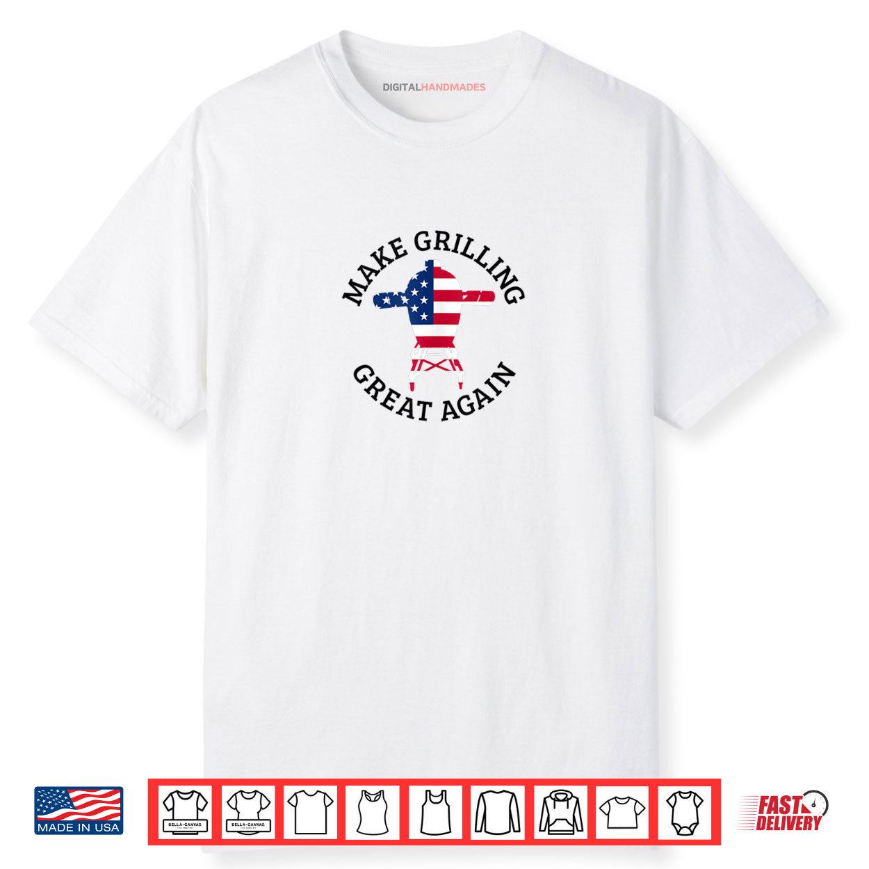 Funny 4th of July BBQ Grill Cookout Red White Blue USA Flag Shit