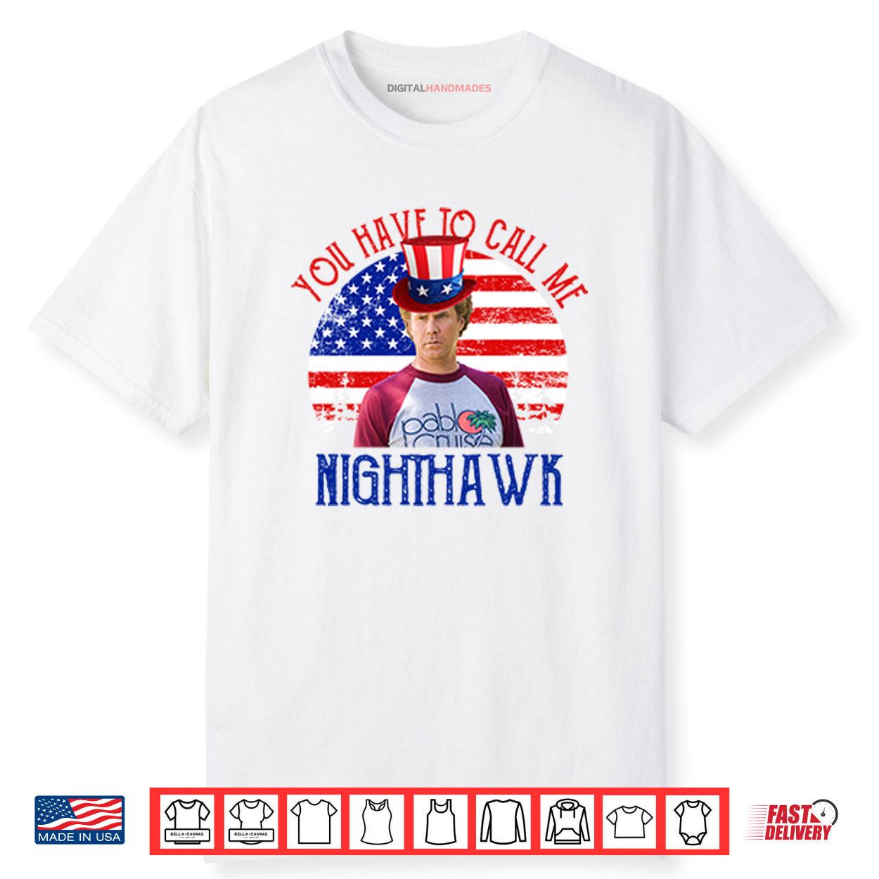 Step Brothers Couple 4th Of July You Have To Call Me Nighthawk Shirt