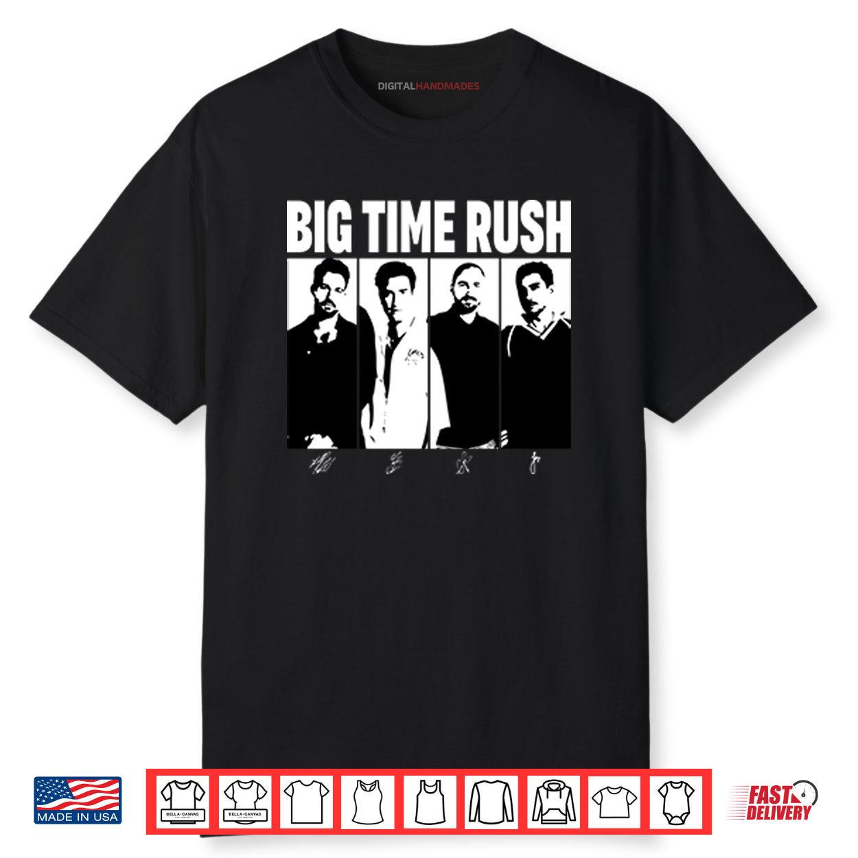 Big Time Rush Tour 2025 Shirt