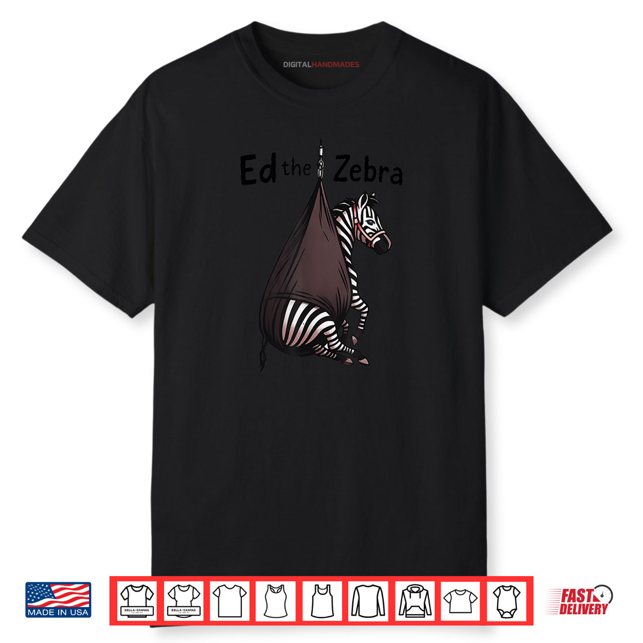 Ed The Zebra Captured Tee Funny Shirt Ed The Zebra Captured Tee Funny Shirt