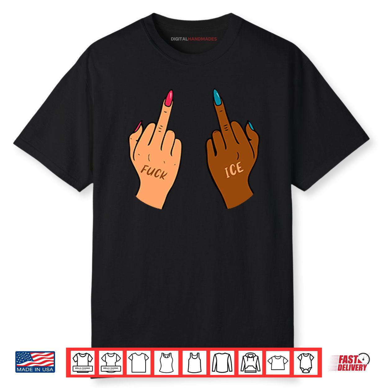 Fuck Ice Middle Fingers Protect Immigrants Anti Ice Shirt Fuck Ice Middle Fingers Protect Immigrants Anti Ice Shirt