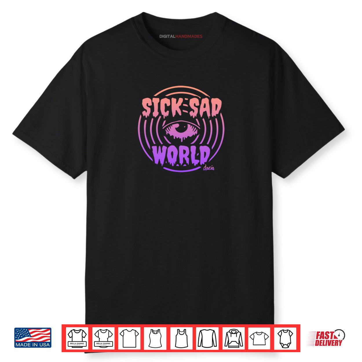 Sick Sad World Gradient Shirtt