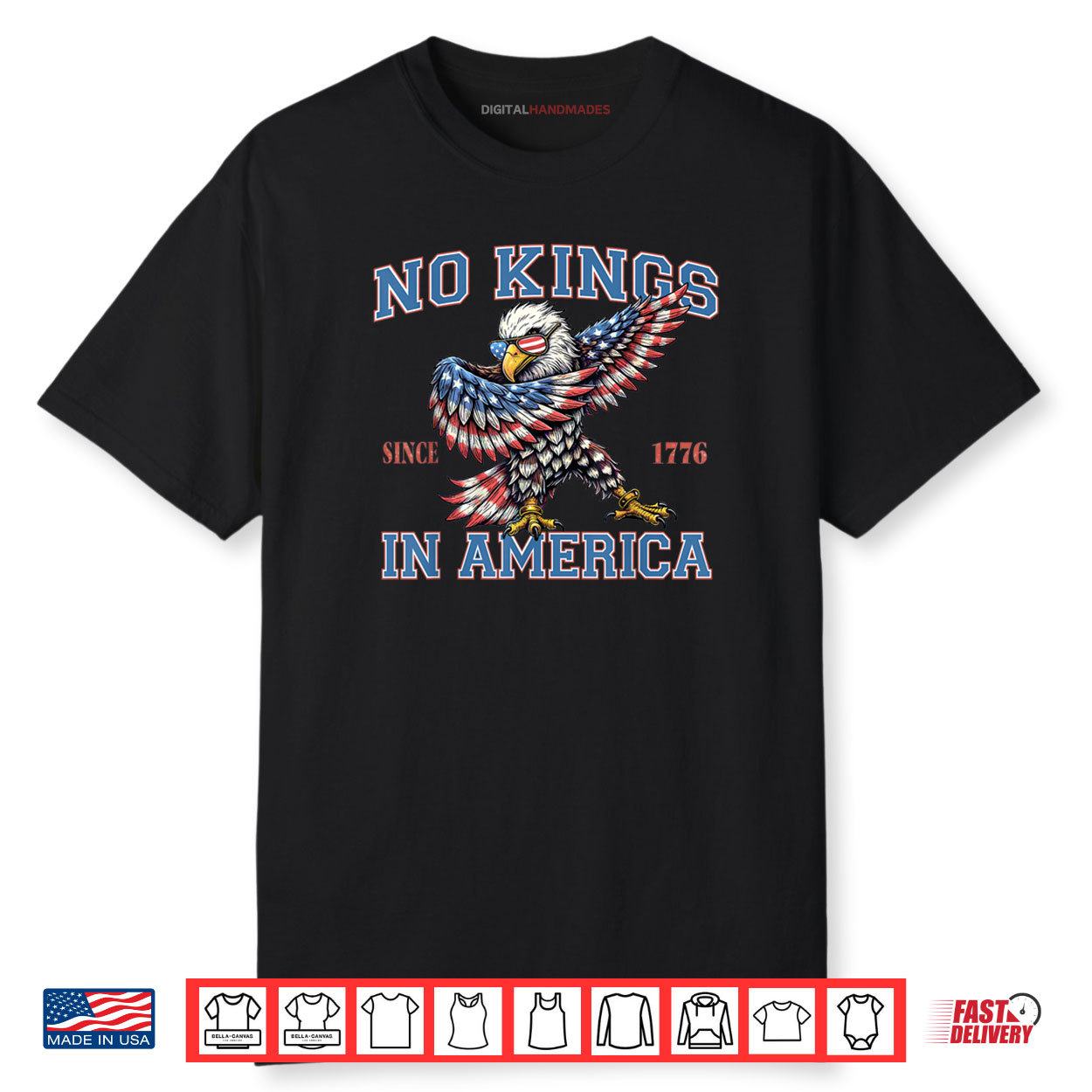 No Kings In America Since 1776 Shirt