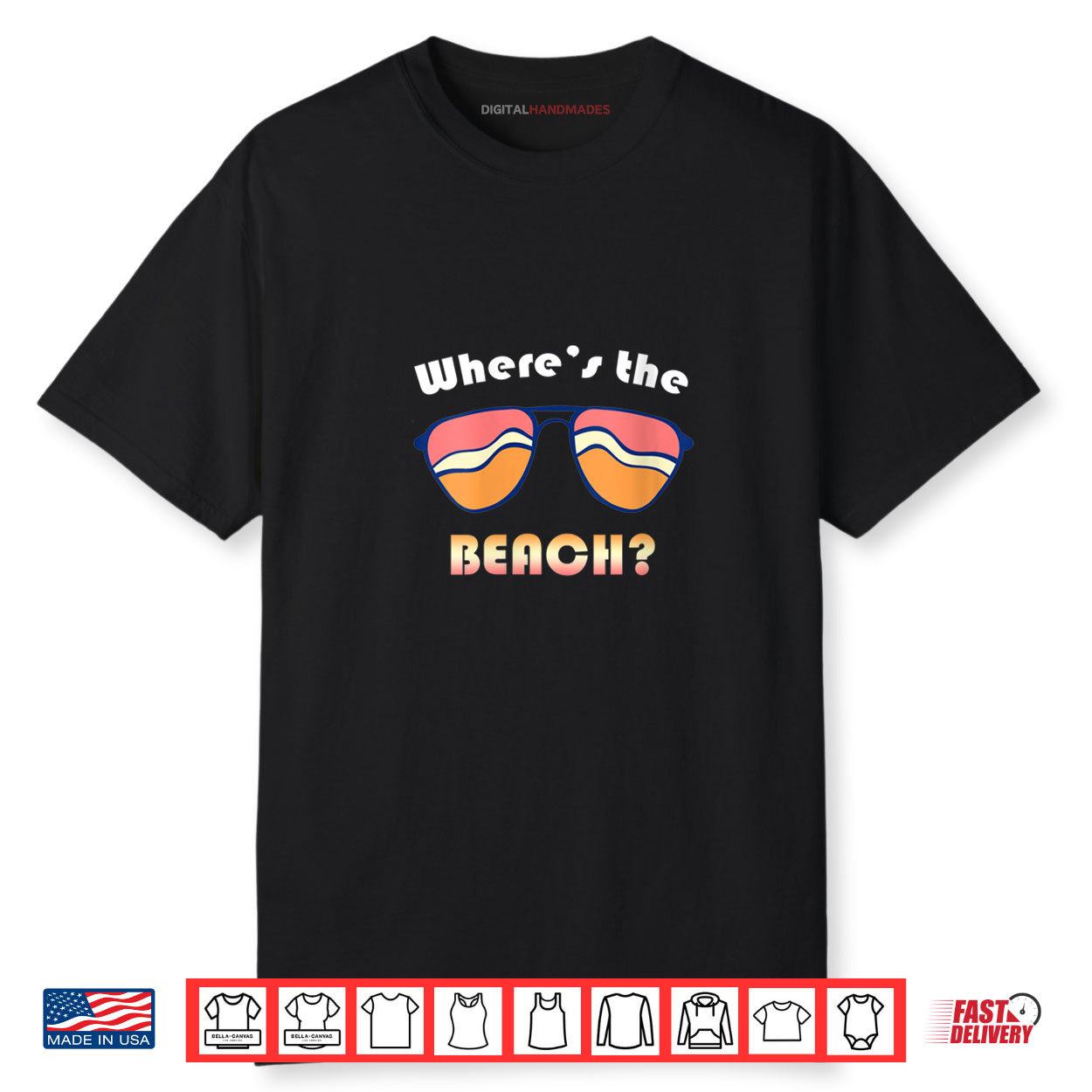 Where is the beach Funny Family Vacation Shirt