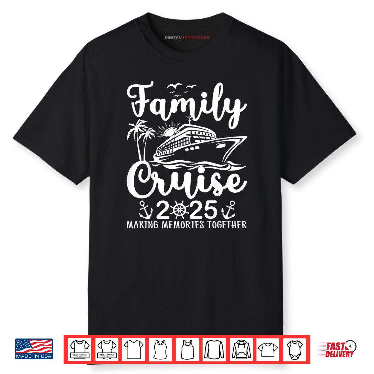 Family Cruise 2025 Family Matching Cruise Vacation Party Shirt