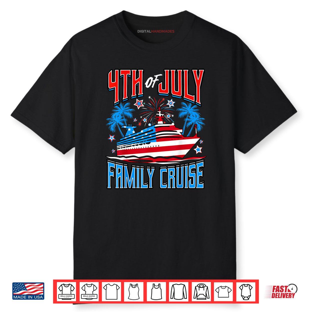 4th Of July Family Cruise Vacation Cruise Matching Group Shirt