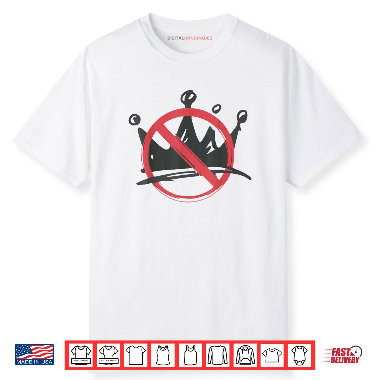 No Kings In America Political Shirt