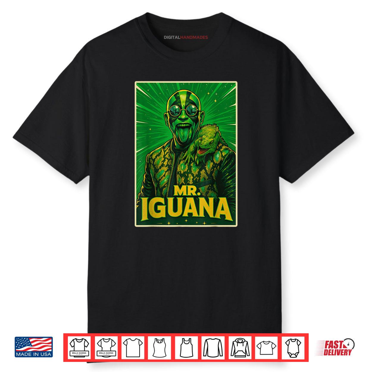 Mr Iguana Lover Funny Shirt