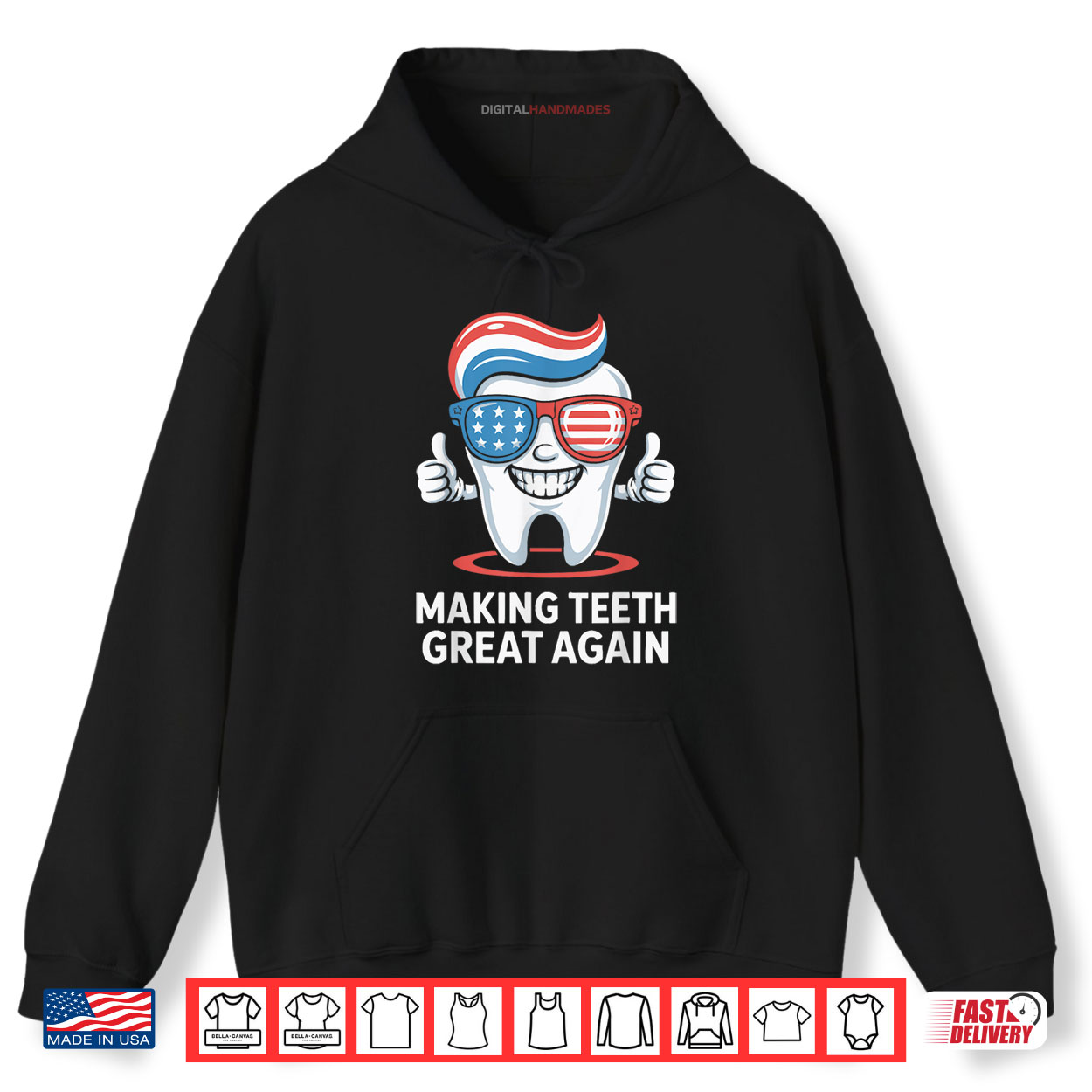 It's Only Treason If You Lose George Washington American USA Shirt 2 Hoodie Making Teeth Great Again America Oral Health Dental Dentist Shirt