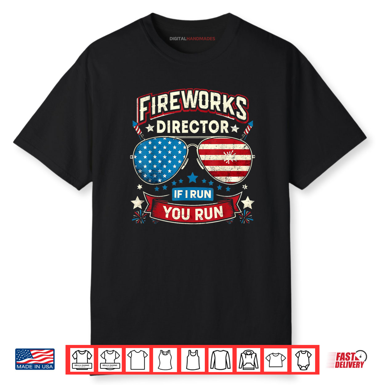 Fireworks Director I Run You Run 4th Of July Shirt