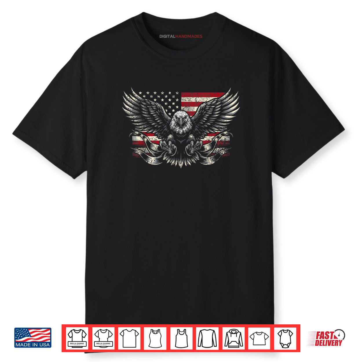 Bald Eagle Patriotic American Eagle Shirt