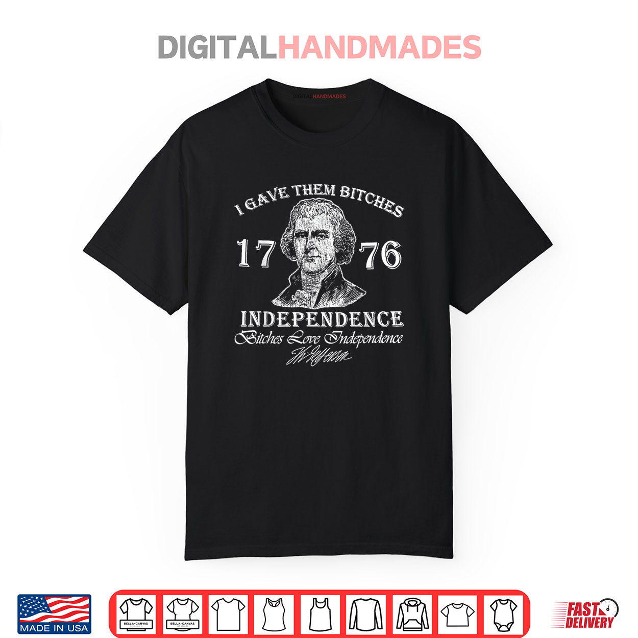 I Gave Them Bitch Independence 4th Of July Independence Day Shirt