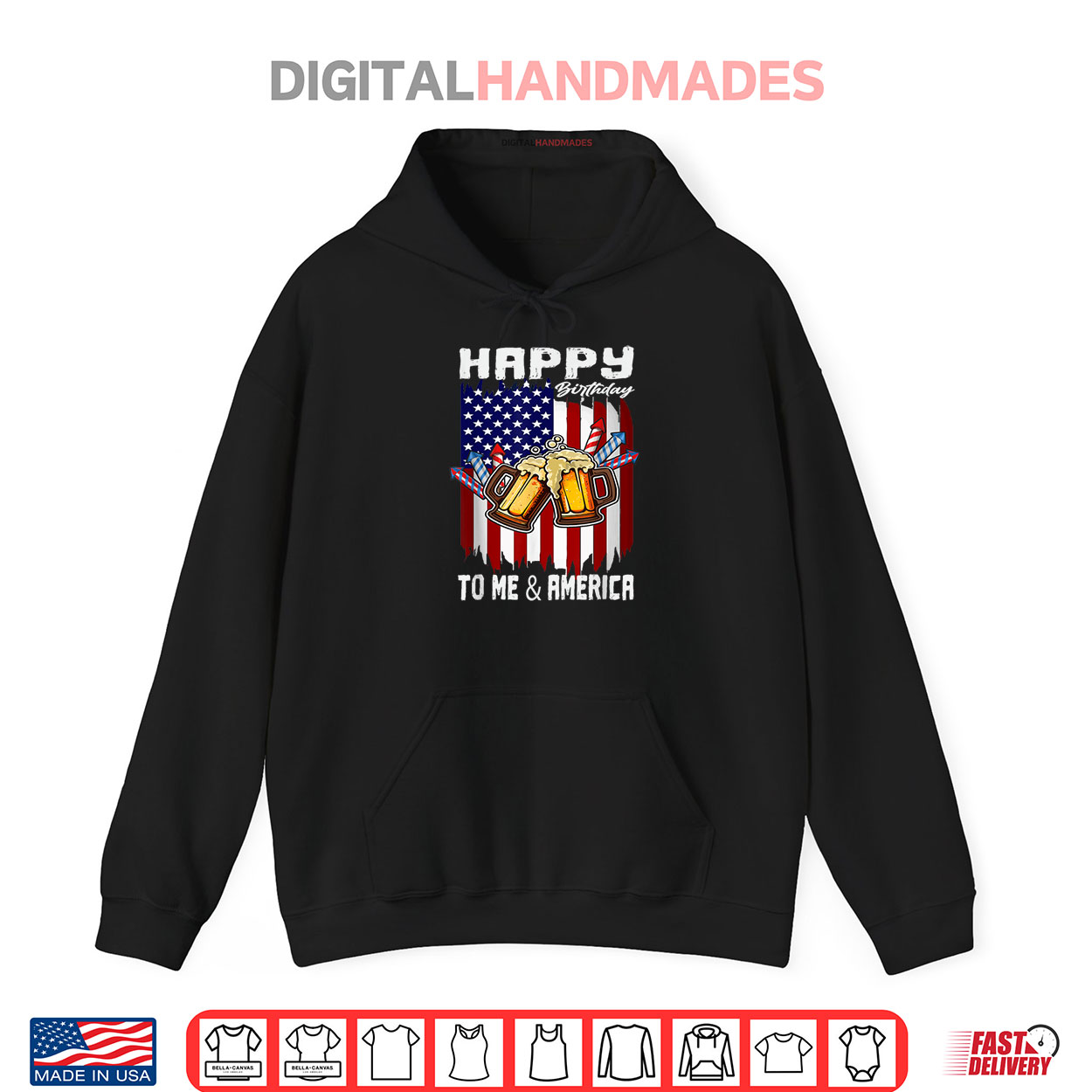 4th Of July Happy Birthday America Patriotic US Flag Freedom Shirt 2 Hoodie 4th Of July Happy Birthday America Patriotic US Flag Freedom Shirt