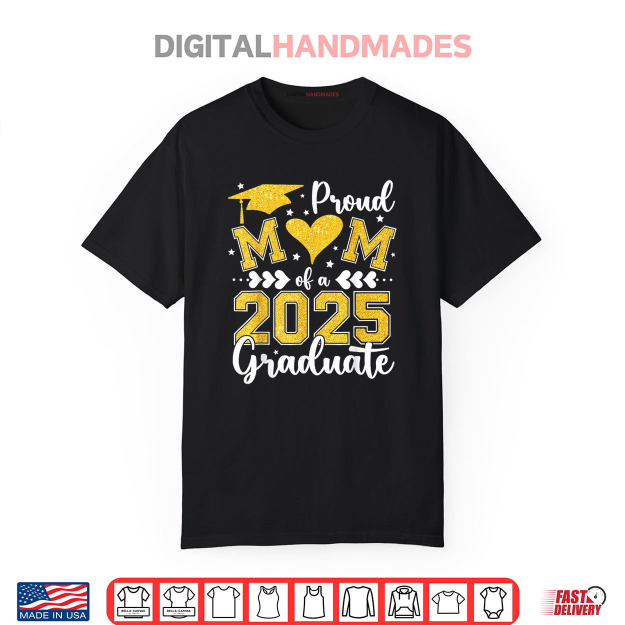 Proud Mom of A 2025 Graduate Mom Graduation 2025 Mother Shirt