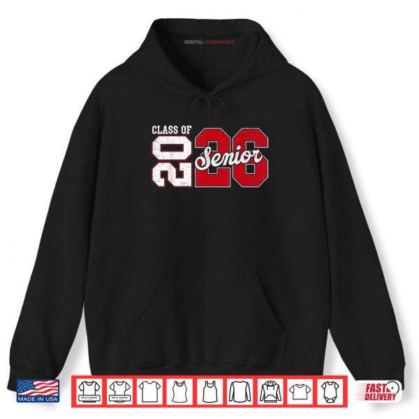 Hoodie Class Of 2026 Senior Back To First Day Of School Teacher Kid Shirt digitalhandmades