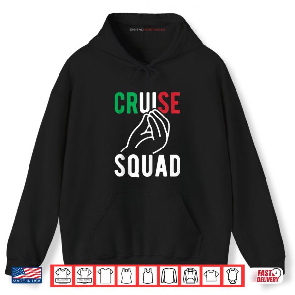 Hoodie Italy Cruise Squad 2025 Funny Italian Family Matching Cruise Shirt digitalhandmades