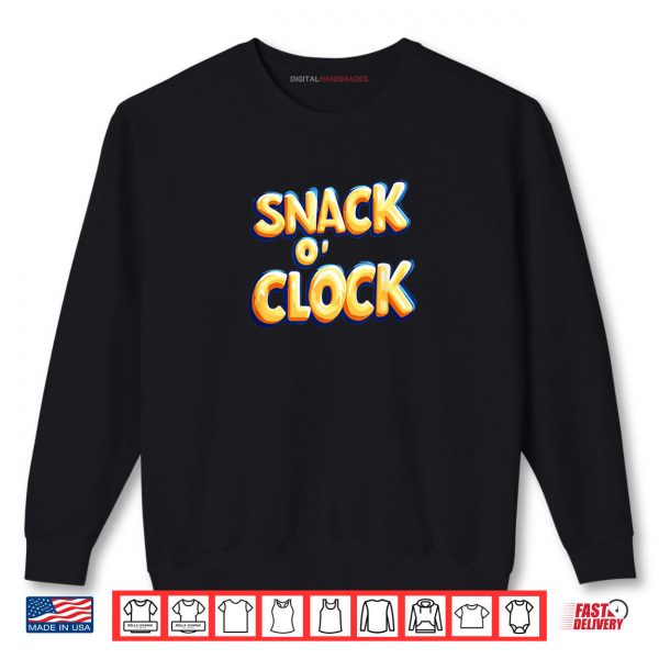 Sweatshirt Awesome Snack OClock for Speech Lovers Shirt digitalhandmades