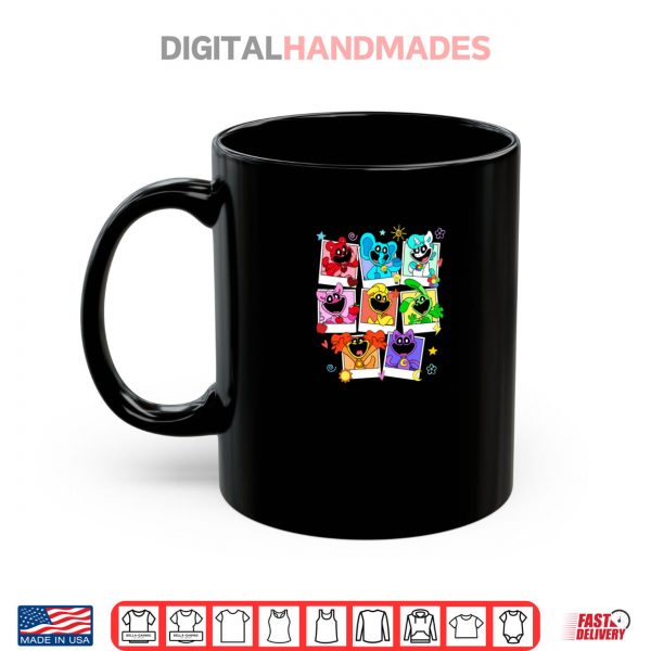 Mug Poppy Playtime Colorful Polaroid Smiling Critters Group Shot Shirt digitalhandmades