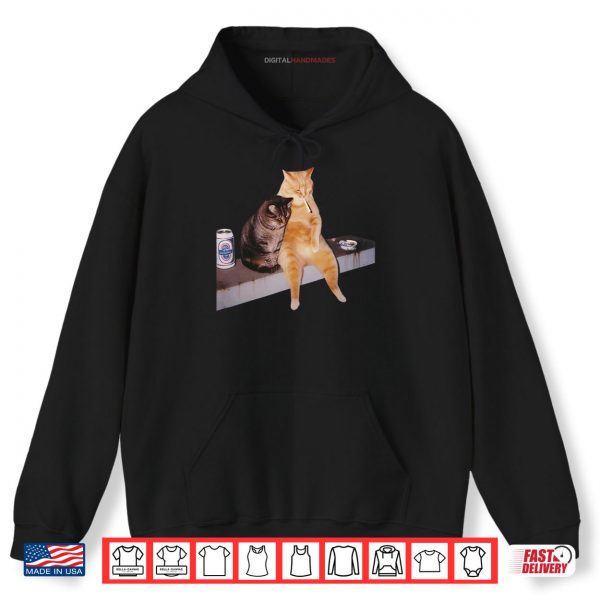 Hoodie Cat Meme Cat Smoking Cigarette Shirt digitalhandmades