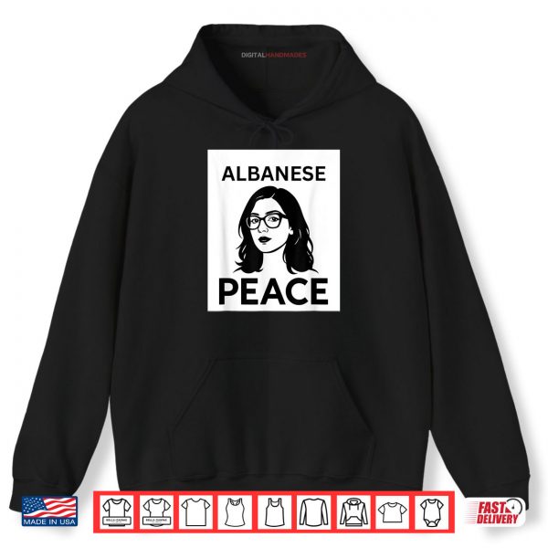 Hoodie Francesca Albanese Peace Shirt digitalhandmades